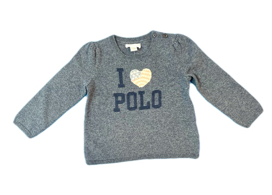 Polo Girls I love Polo sweater