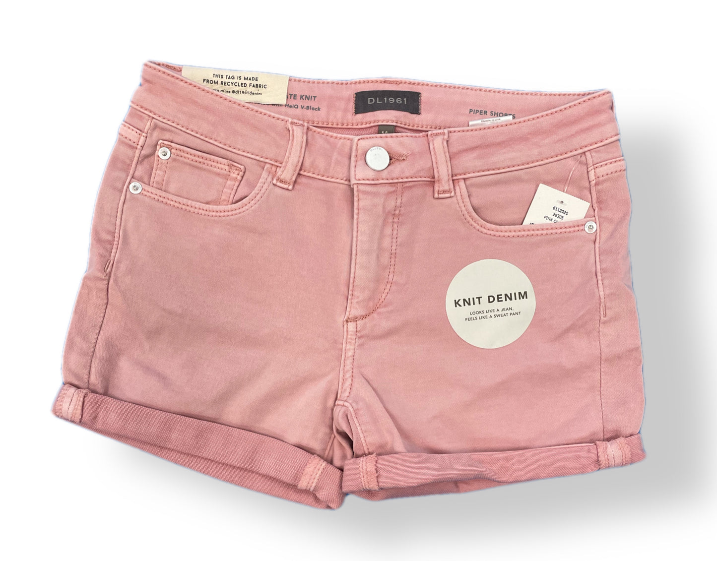 DL 1961 Girls Pink Quartz Shorts