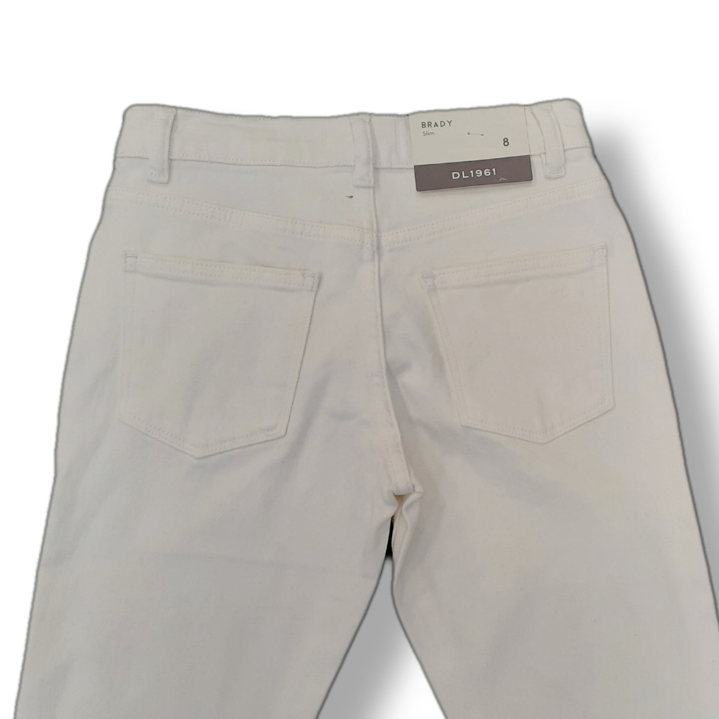 DL 1961 Brady boys white denim jeans