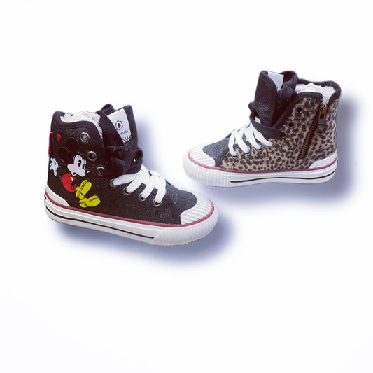 Disney Moa Concept Girls Master Collector -Black High Top Sneaker