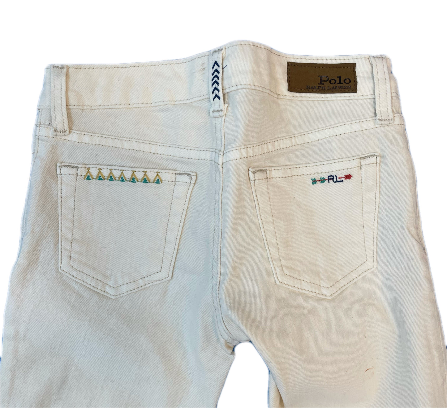 Polo Girls off white jeans