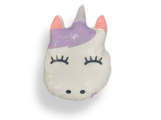 Unicorn sequins pillow